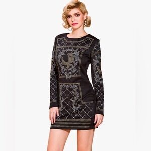 Miss ord Women's Sequin Long Sleeve Cocktail Dress, S